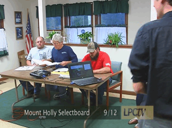 Mt. Holly Selectboard 9/12