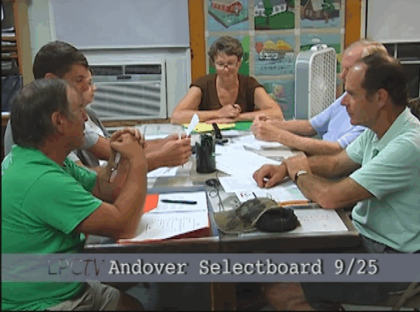 Andover Selectboard 9/25