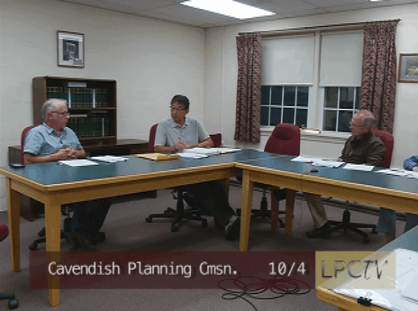 Cavendish Planning Commission 10/4