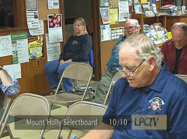 Mt. Holly Selectboard 10/10