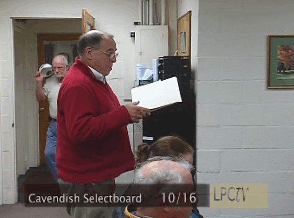 Cavendish Selectboard 10/16