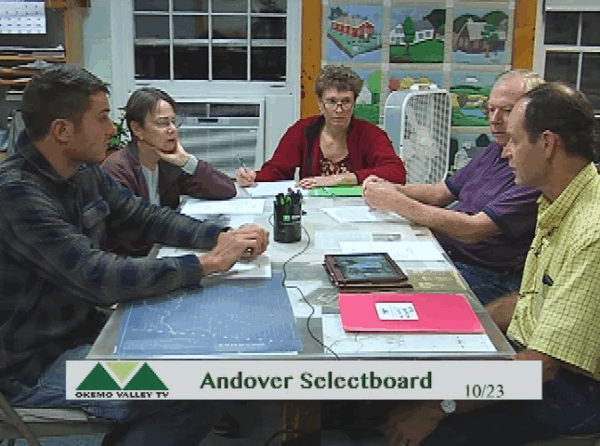 Andover Selectboard 10/23