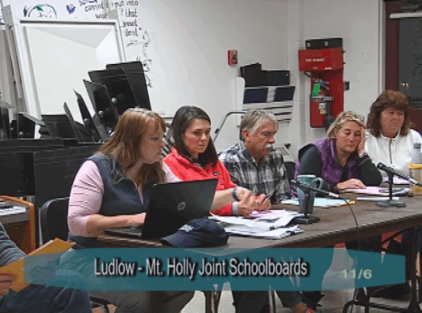 Ludlow & Mt. Holly Joint School Bds. 11/6