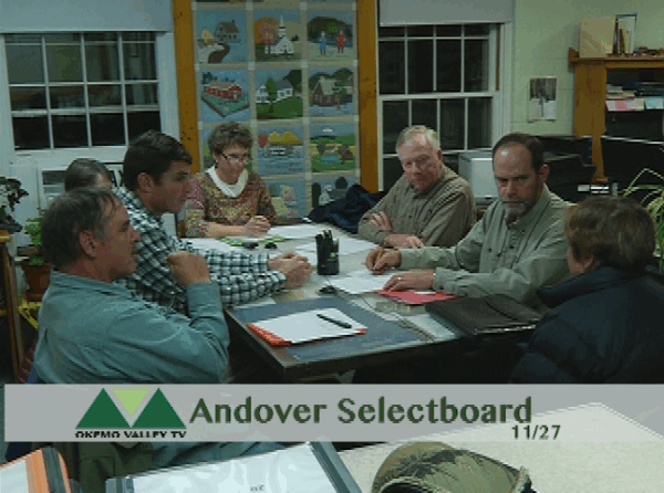 Andover Selectboard 11/27