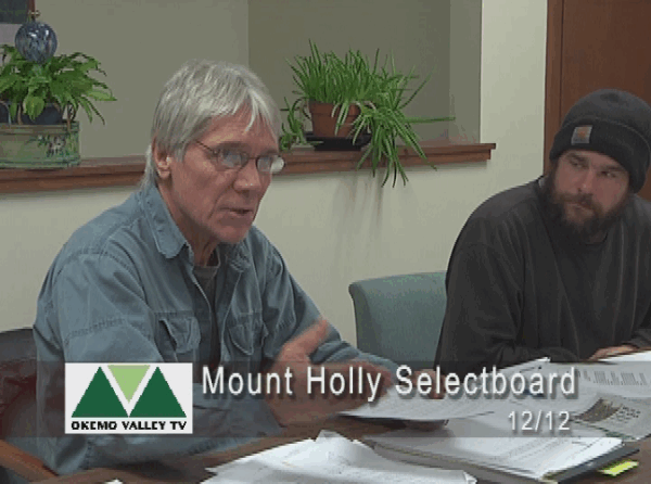 Mount Holly Selectboard 12/12