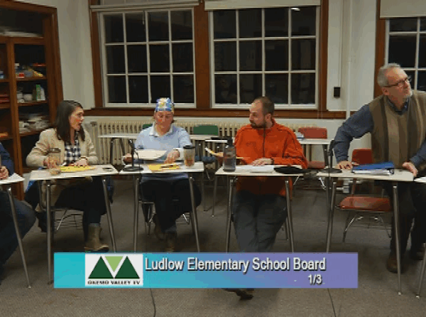 Ludlow Elementary School Board 1/3