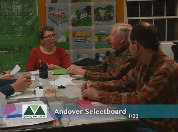 Andover Selectboard 1/22