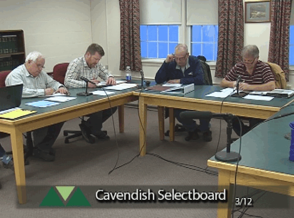 Cavendish Selectboard 3/12