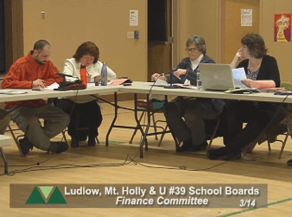 Ludlow & Mt. Holly Joint School Bds.- Finance Cmte. 3/14