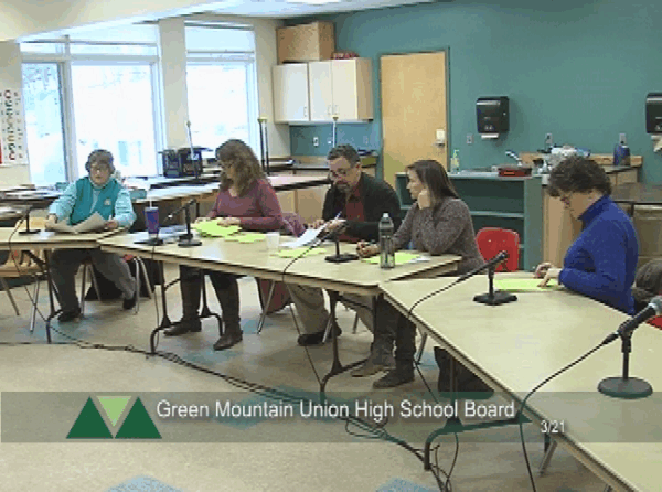 Green Mountain Union High School Bd. 3/21