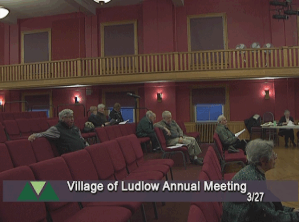 Village of Ludlow Annual Meeting 3/27