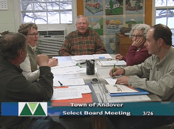 Andover Selectboard 3/26
