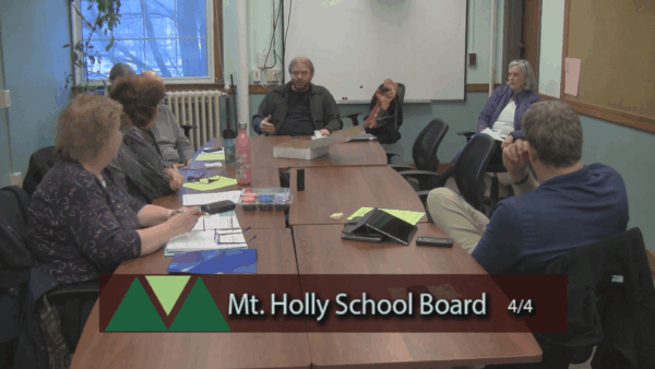Mount Holly School Board 4/4
