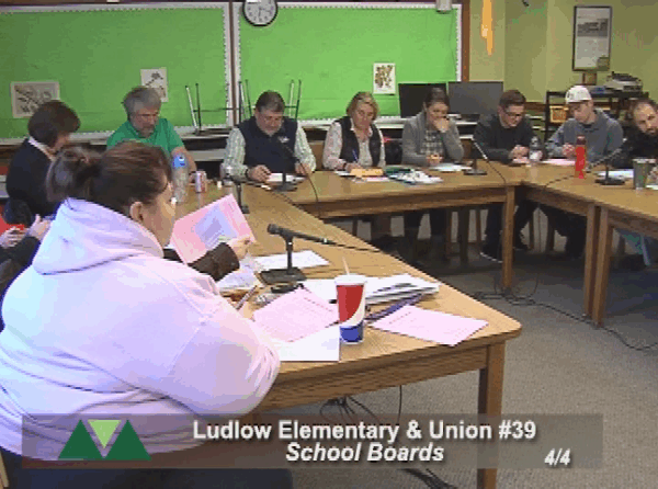 Ludlow Joint School Boards 4/4