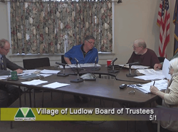 Village of Ludlow Bd. of Trustees 5/1