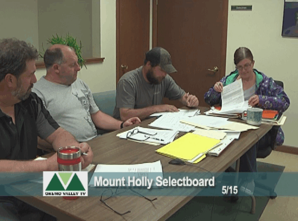 Mount Holly Selectboard 5/15