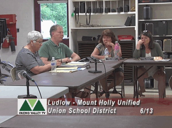 Ludlow-Mt. Holly Unified Union Bd. 6/13