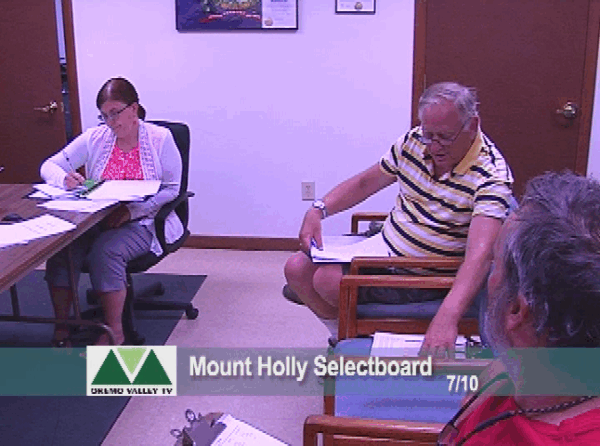 Mount Holly Selectboard 7/10