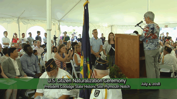 Coolidge July 4th Naturalization & Wreath Ceremonies
