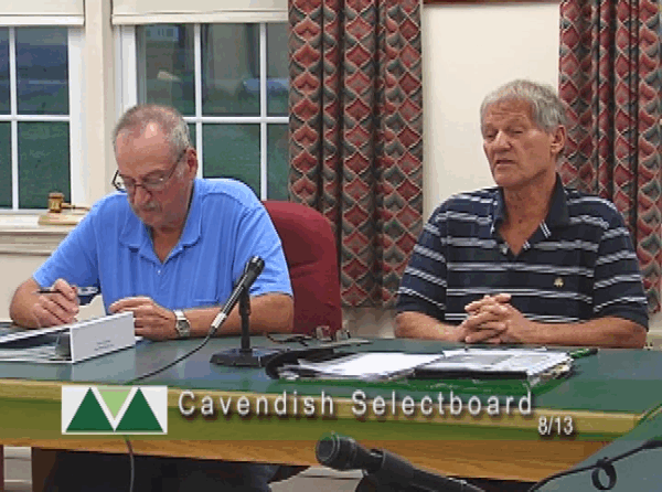 Cavendish Selectboard 8/13/18
