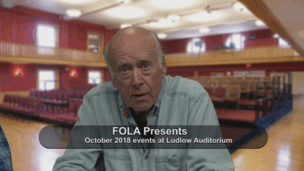 FOLA Presents- October 2018