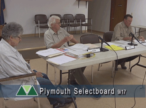 Plymouth Selectboard 9/17