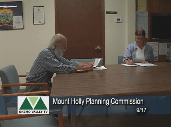 Mount Holly Planning Commission 9/17