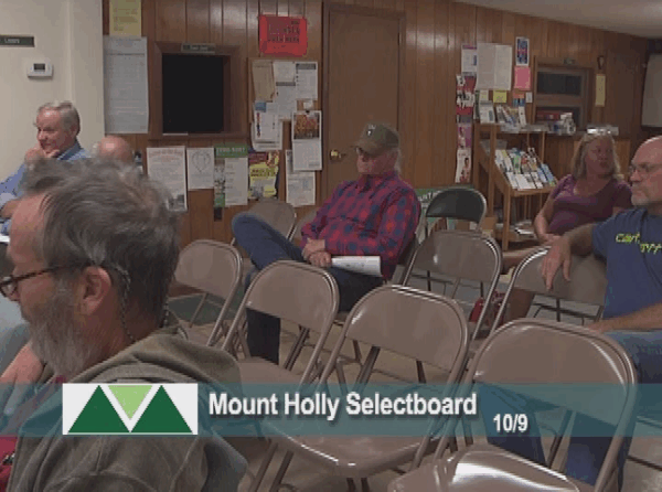 Mount Holly Selectboard 10/9