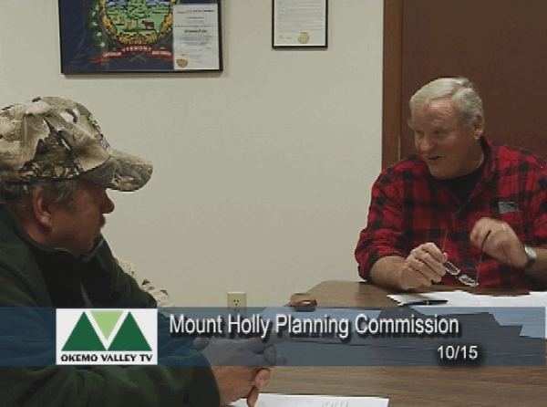 Mt. Holly Planning Commission 10/15