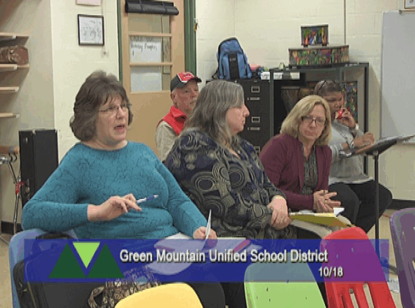 Green Mt. Unified School District 10/18