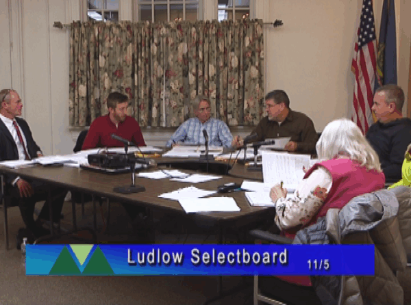 Ludlow Selectboard 11/5