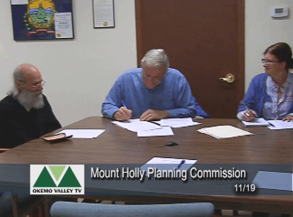 Mt. Holly Planning Commission 11/19