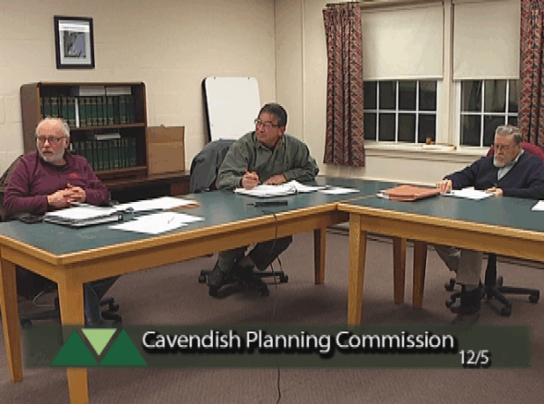Cavendish Planning Commission 12/5