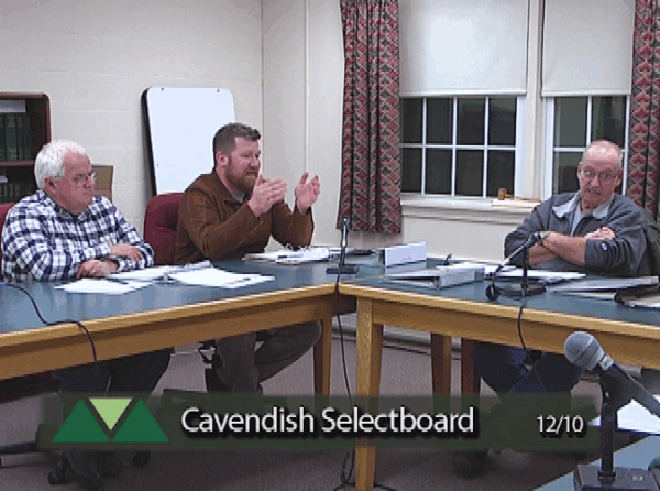 Cavendish Selectboard 12/10
