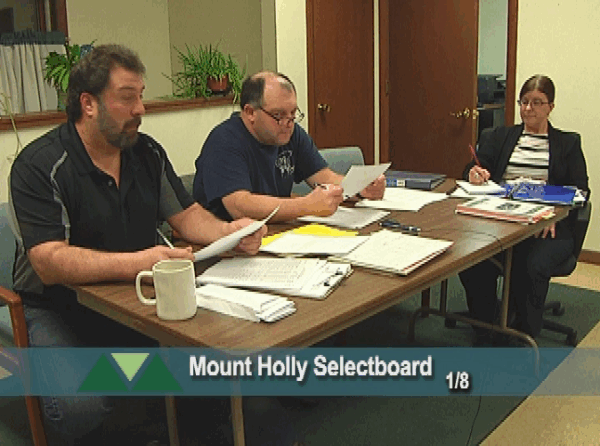 Mount Holly Selectboard 1/8