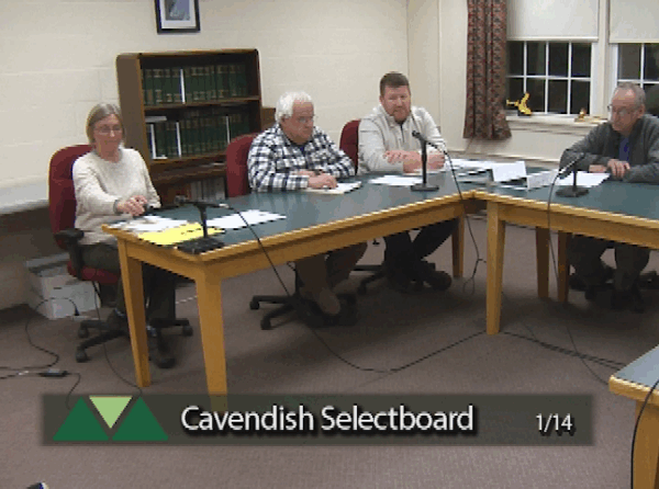 Cavendish Selectboard 1/14