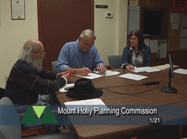 Mount Holly Planning Commission 1/21