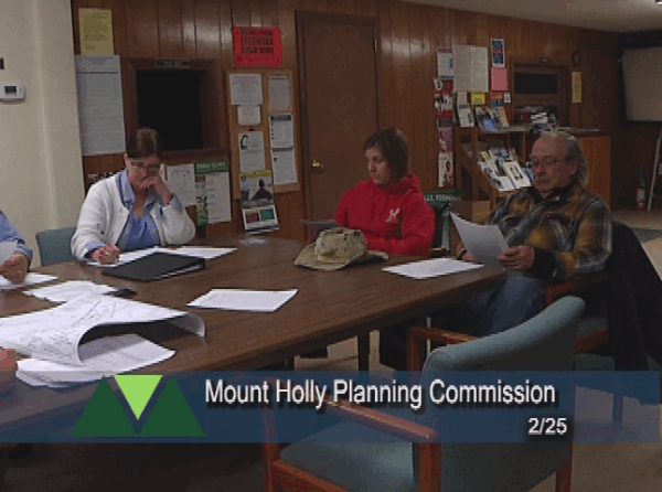 Mount Holly Planning Commission 2/25