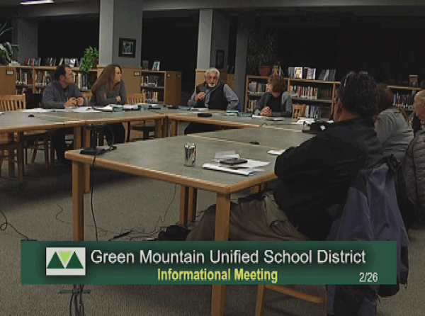 Green Mtn. Unified School Dist. Budget Info. Mtg. 2/26