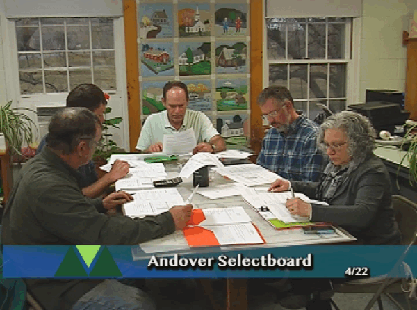 Andover Selectboard 4/22