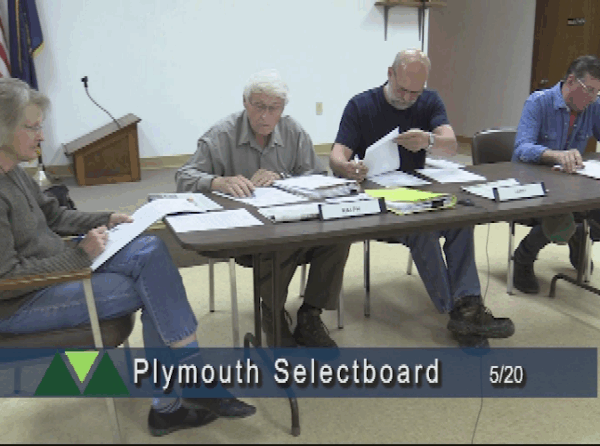 Plymouth Selectboard 5/20