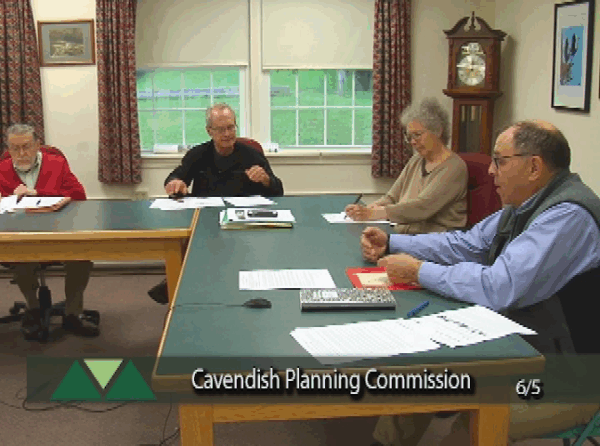 Cavendish Planning Commission 6/5