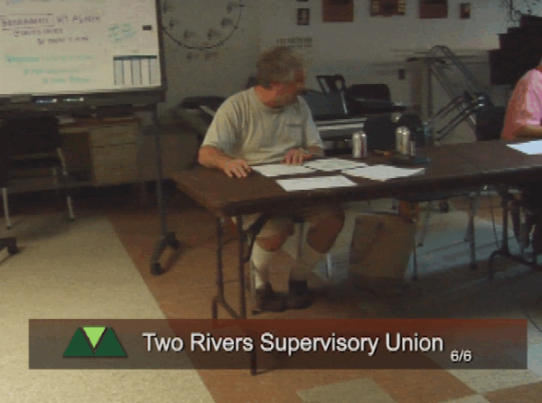 Two Rivers Supervisory Union Board Meeting 6/6