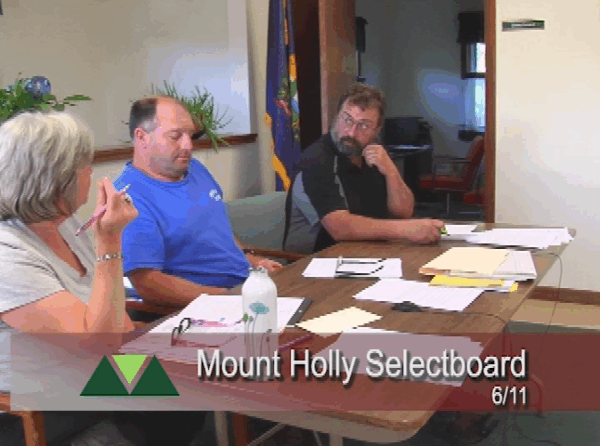 Mount Holly Selectboard 6/11