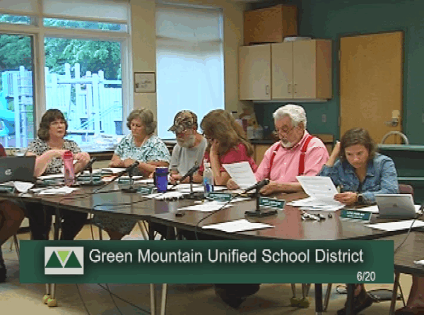 Green Mountain Unified School District Board 6/20