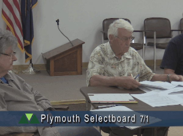 Plymouth Selectboard 7/1
