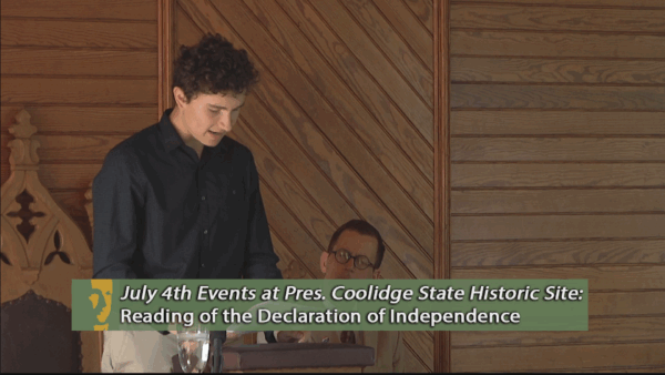 Coolidge July 4th- Declaration of Independence