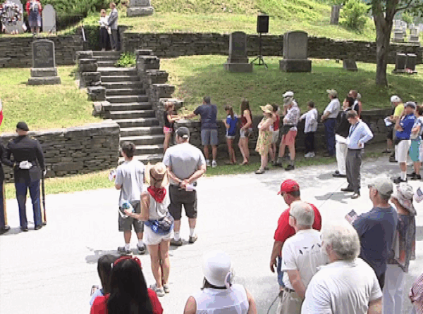 July 4th Processional at Coolidge Site