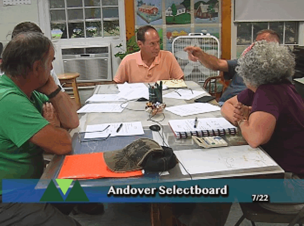 Andover Selectboard 7/22