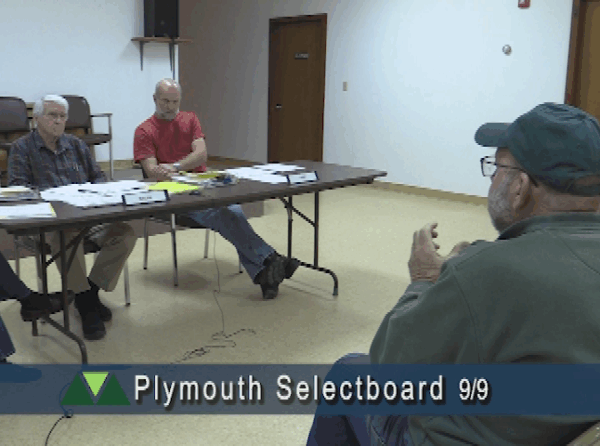 Plymouth Selectboard 9/9